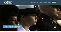 Desktop Screenshot of americanfreedomfoundation.org
